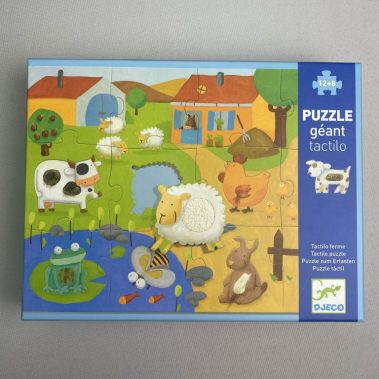 Puzzle farma - puzzle sensoryczne- Djeco - opakowanie uszkodzone