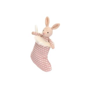 Przytulanka Różowy królik w skarpecie Shimmer od Jellycat