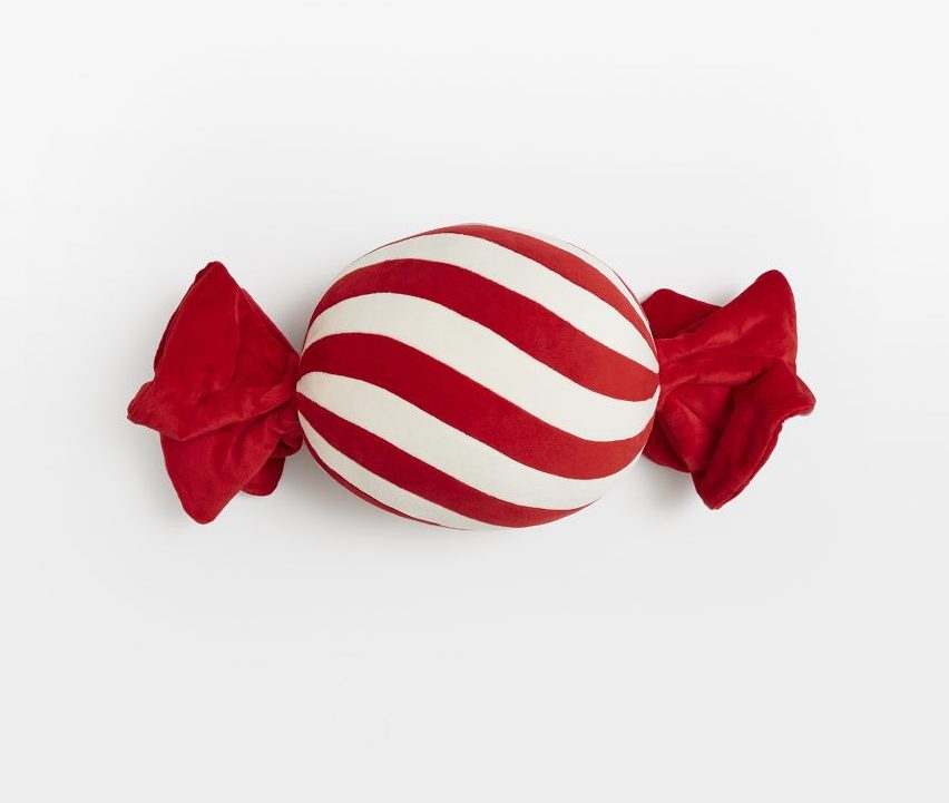 Poduszka dekoracyjna Cukierek – Czerwona