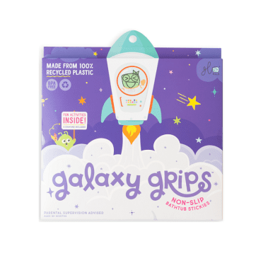 Naklejki do wanny Galaxy Grips antypoślizgowe, kosmiczna przygodad Glo Pals