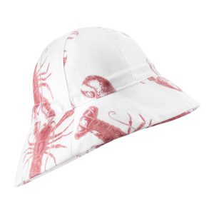 kapelusz z przedluzonym tylem lobster strawberry pink